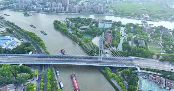 蓉湖大桥 无锡运河大桥 京杭大运河无锡段