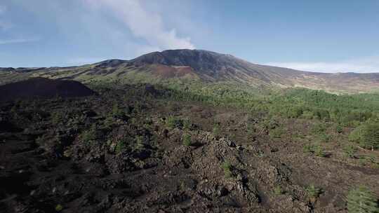 西西里岛，意大利，埃特纳，火山