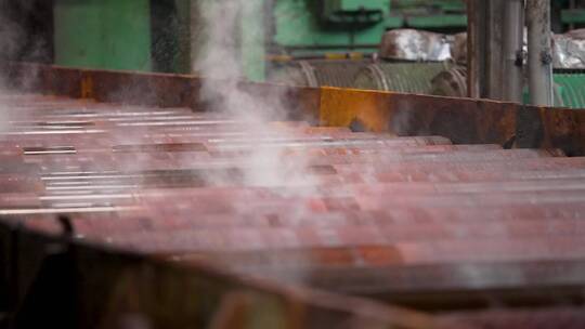 钢铁厂钢铁钢板炼造生产过程