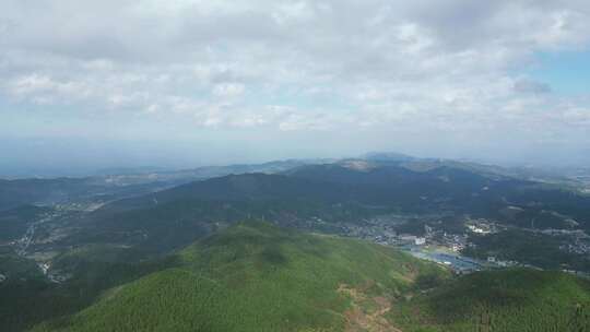 祖国壮丽山河丘陵山川航拍