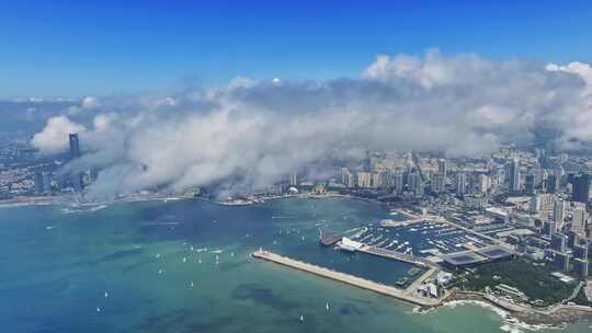 青岛城市云海浮山湾