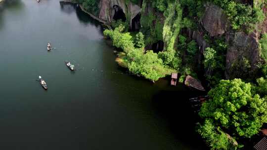 绍兴东湖景区航拍