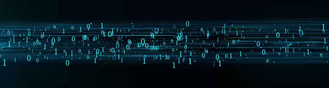 二进制代码01数字流数据科技视频8K