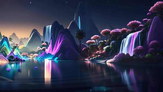 4k中国风国潮水墨山水合集