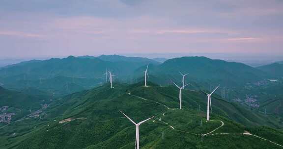 高山风力发电风力发电机湖州九龙山