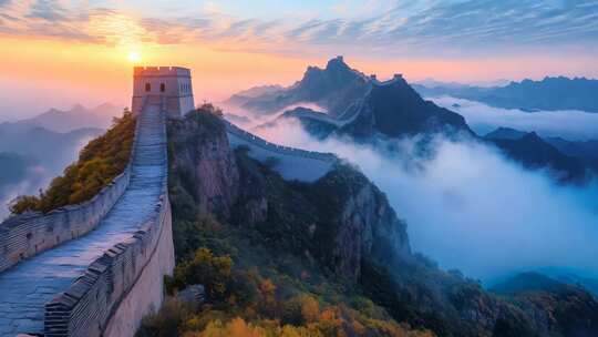 万里长城大好河山