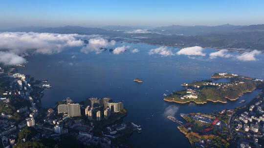 杭州千岛湖云海日出淳安航拍宣传片