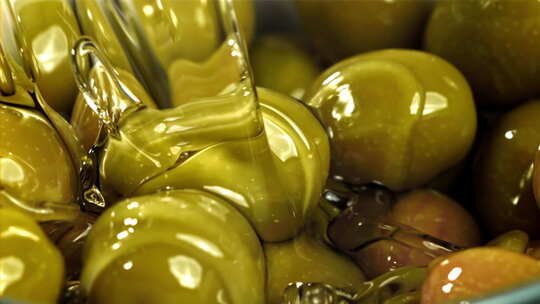 橄榄 橄榄油视频素材模板下载