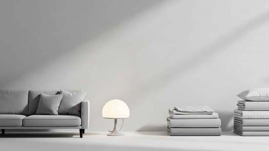 简约风格室内沙发家居场景