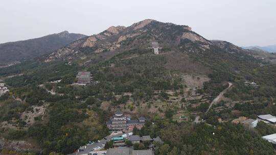 山东青岛崂山5A景区航拍