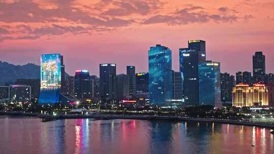 青岛西海岸夜景唐岛湾夜景