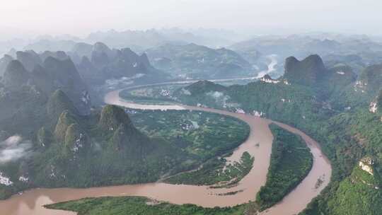 桂林山水喀斯特峰林