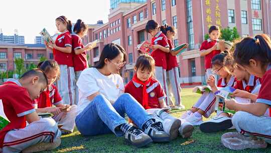 小学生读书儿童教育