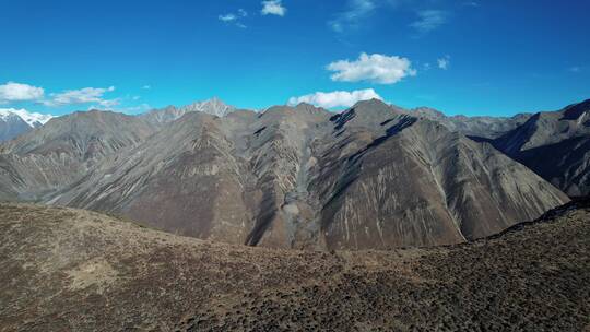 航拍高原山川大地