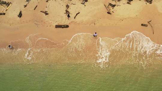 大海海岛码头海滩马来西亚蓝色海边