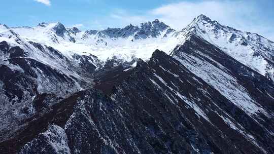 四姑娘山路途 雪山 川西 高原 川西风光