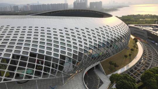 深圳湾体育中心 体育中心 大运会视频素材模板下载