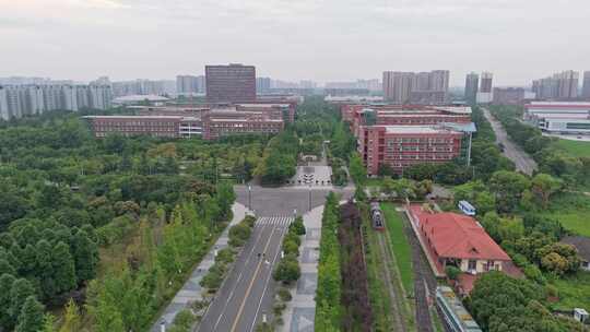 成都西南交通大学犀浦校区航拍