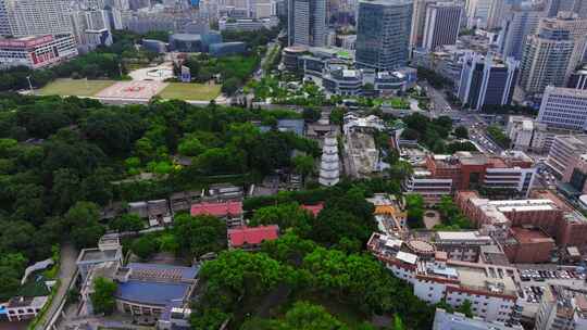 福州 于山风景名胜公园 五一广场