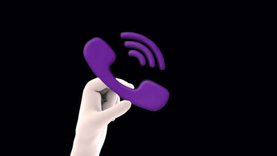 Viber 3D图标循环动画