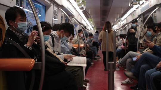 北京地铁人流空镜1