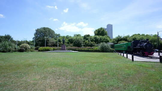 武汉江岸区汉口江滩风景