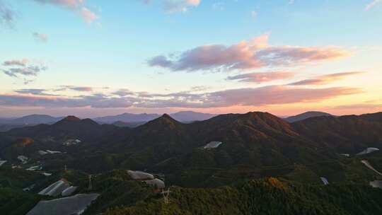 江西赣州赣南寻乌县脐橙种植基地航拍