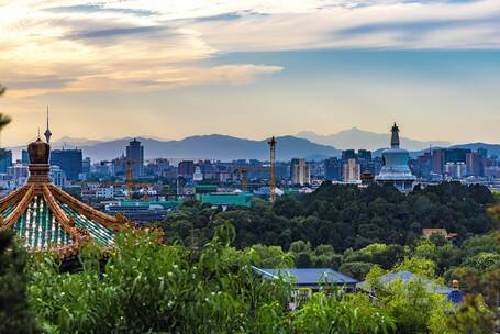 北京 北海公园 白塔寺