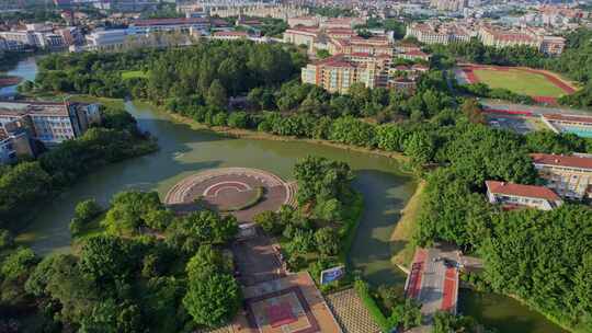 航拍福州闽江学院