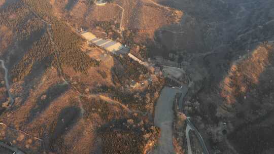 航拍 建筑 村庄 风景 景色 农村