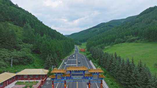 航拍塞罕坝森林塞罕坝精神