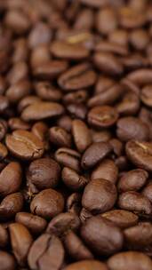 烘焙咖啡豆展示食材视频素材咖啡色