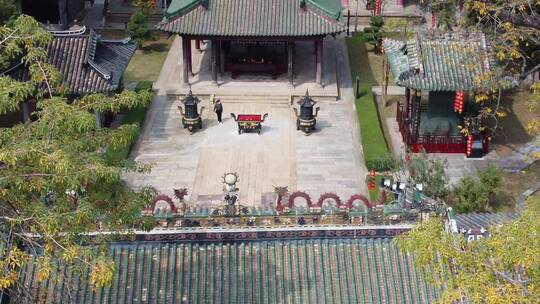 广州南海神庙航拍