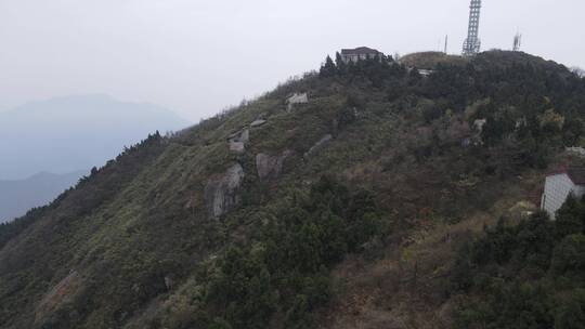 航拍南岳衡山5A景区