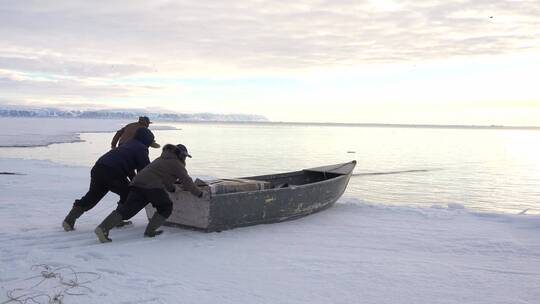 北极因纽特人猎杀海豹 合集
