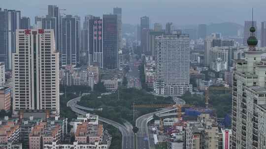 深圳宝安区航拍空镜