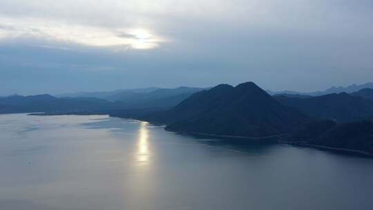 安徽省黄山市太平湖景区航拍