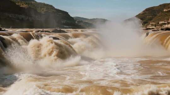 长江黄河祖国大好河山河流航拍ai素材原创