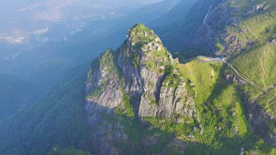 江西萍乡武功山自然风景区初秋风光