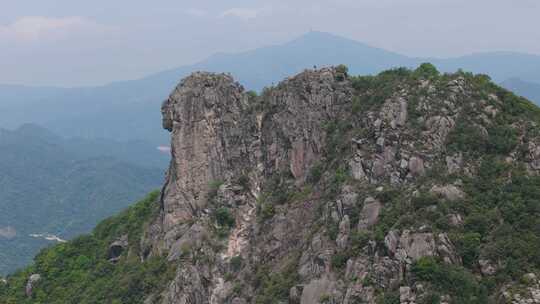 香港狮子山密集高层住宅区全景