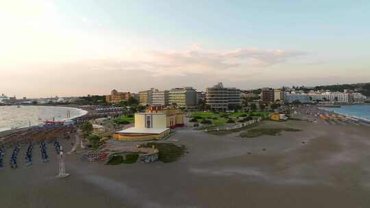 城市，罗德，海岸，海