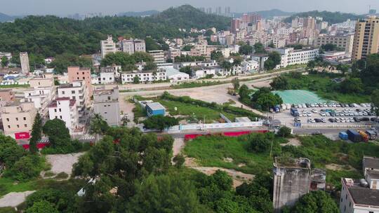 航拍深圳城市建筑风景