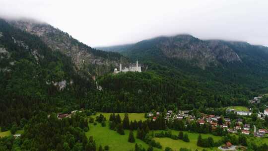 新天鹅堡巴伐利亚阿尔卑斯山德国