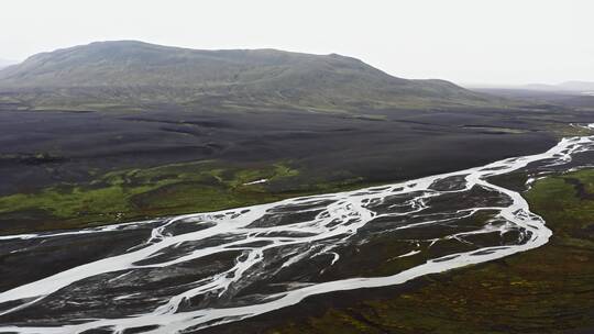 冰岛河流脉络