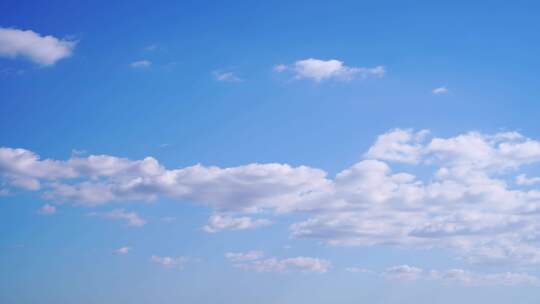 天空延时云朵夏天蓝天白云唯美天空云层风景