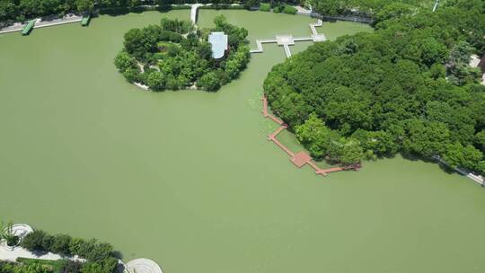 城市风光盖楼建筑风景山川农田种植