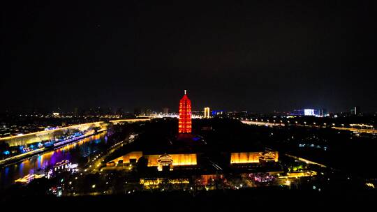 大报恩寺夜景航拍合集