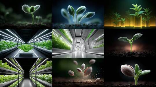 科技赋能现代农业，绿色种植未来可期高清在线视频素材下载