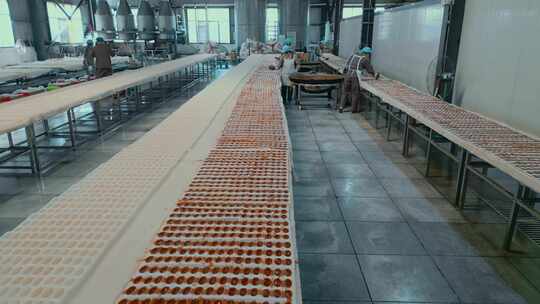 工业车间糖厂红糖模具塑型工艺视频素材模板下载