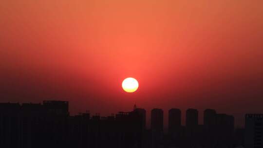 夕阳晚霞视频素材模板下载